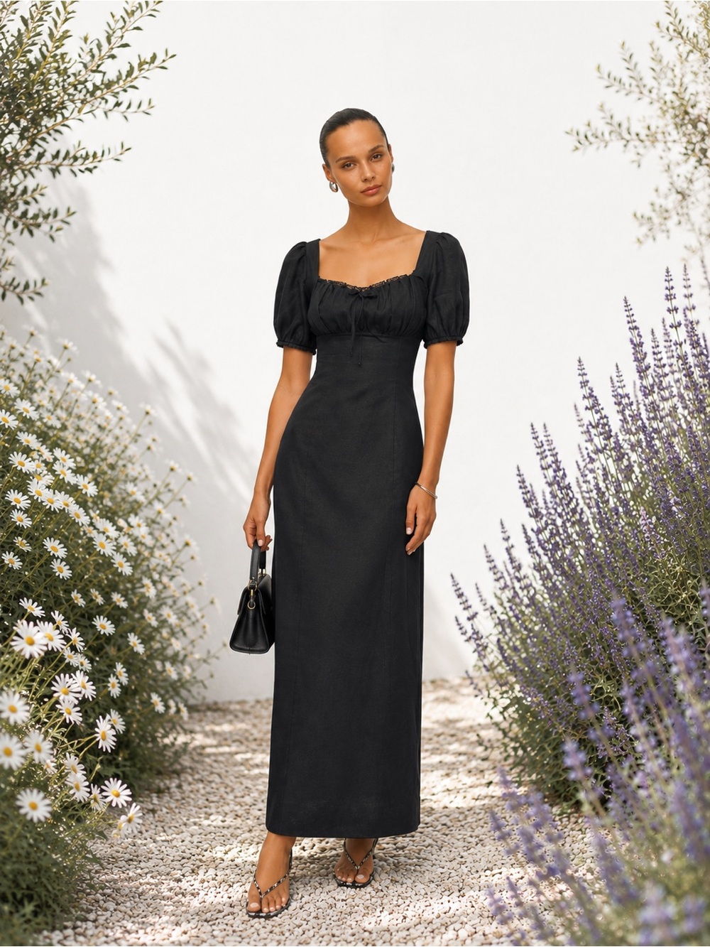 Reformation Cherise Linen Dress